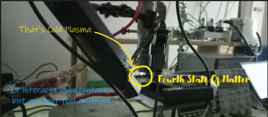First glimpse of cold plasma